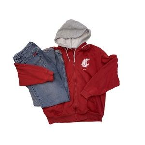 WSU VINTAGE ZIP-UP HOODIE